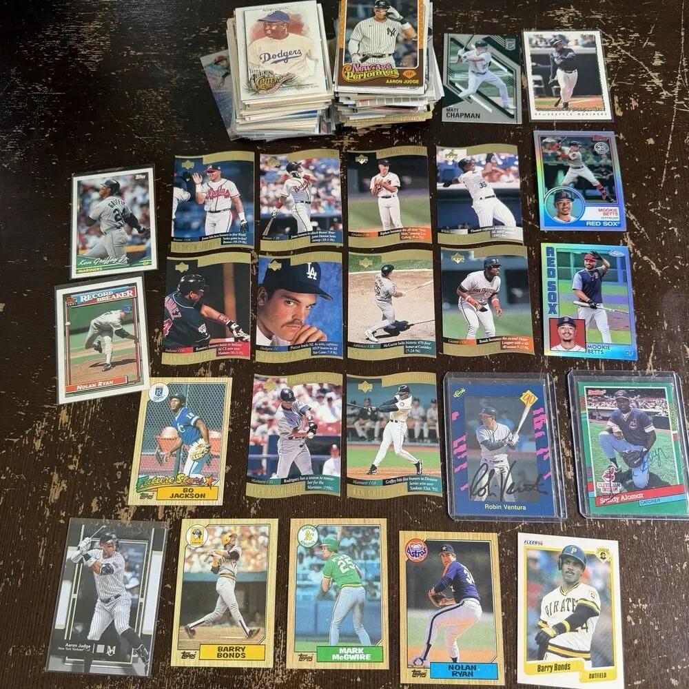 Baseball Cards Lot 200 NM ALL STARS w 1997 UD Memorable Set Judge Museum 2 Autos